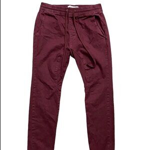 NWOT Men’s PacSun Performance Joggers - Small - Wine Color